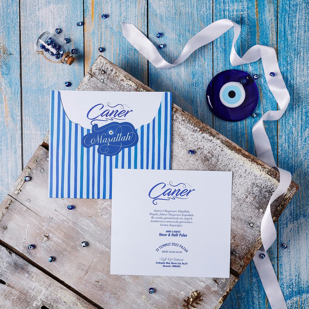 Siyah gold prestij sünnet davetiyesi