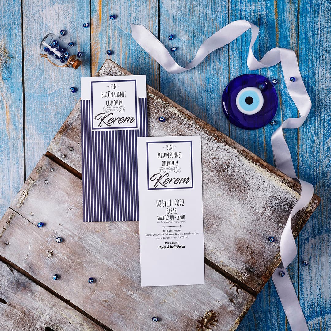 Safari temali davetiye sünnet davetiyesi