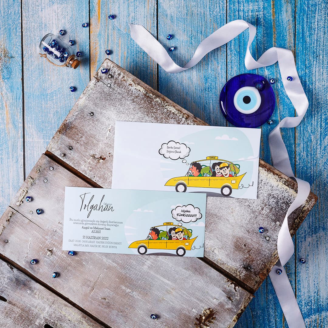 Asker selami karikatur sünnet davetiyesi