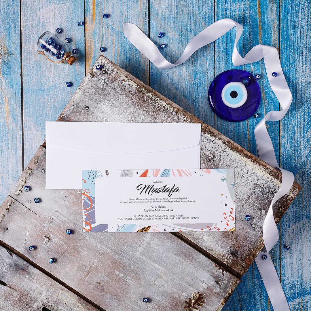 Sevimli pilot macerasi sünnet davetiyesi