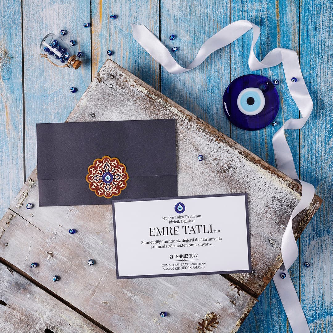 Selcuklu yildizi model sünnet davetiyesi